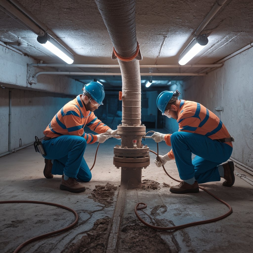 Recibe una inspección de tuberías profesional
